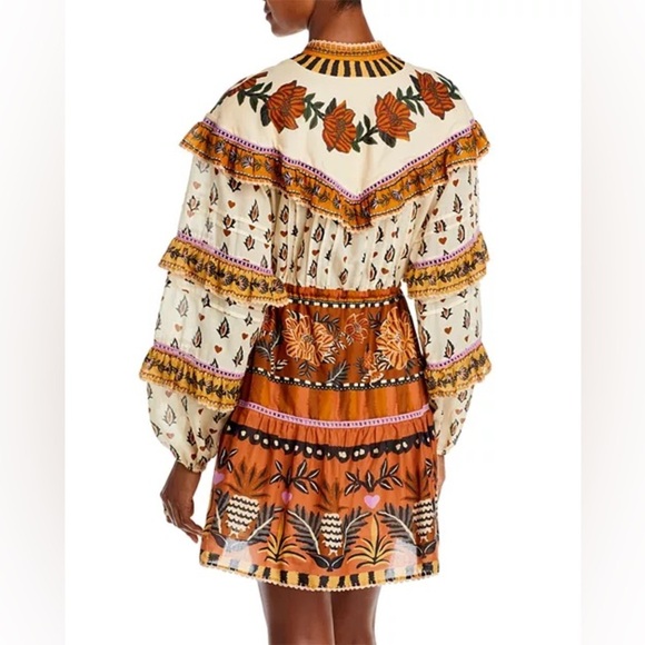 Farm Rio Ainika Floral Ruffle Dress - Picture 3 of 5